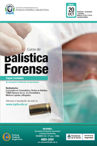 20 DE OCTUBRE . BALISTICA FORENSE