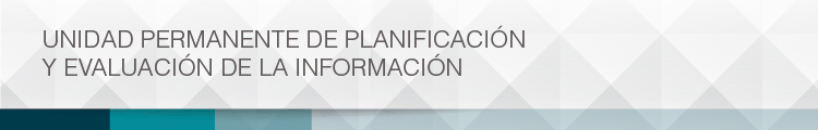 UNIDAD PERMANENTE DE PLANIFICACIÓN Y EVALUACIÓN DE LA INFORMACIÓN